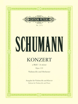 Edition Peters - Schumann Cellokonzert a-moll