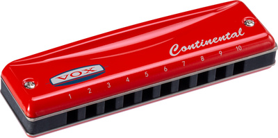 Vox - Harmonica Continental D Red