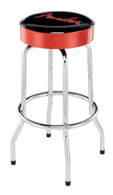 Fender - 'Red Sparkle Logo Barstool 30'''