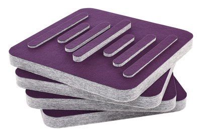 EQ Acoustics - R5 3D Panels Wave Purple