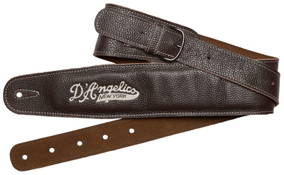 DAngelico - Leather Guitar Strap Brown