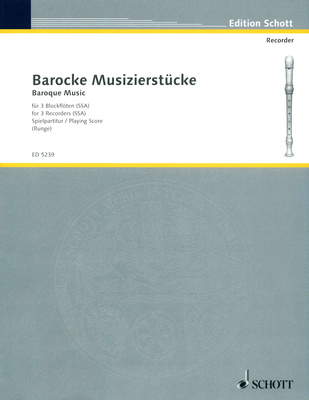 Schott - Barocke MusizierstÃ¼cke