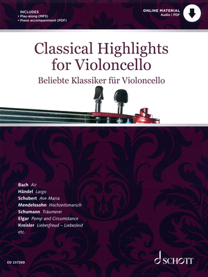 Schott - Classical Highlights Cello