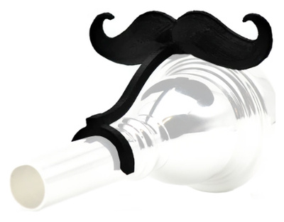 Brasstache - Mustache Clip for Tuba