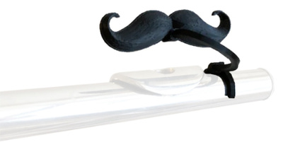 Brasstache - Mustache Clip for Flute