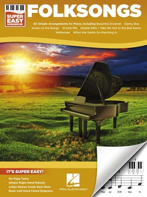 Hal Leonard - Folksongs Super Easy