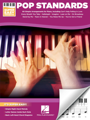 Hal Leonard - Pop Standards Super Easy