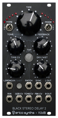 Erica Synths - Black Stereo Delay2