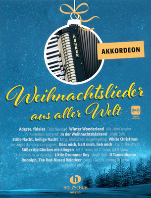 Holzschuh Verlag - Weihnachtslieder Akkordeon