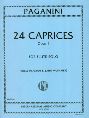 International Music Company - Paganini 24 Caprices Flute