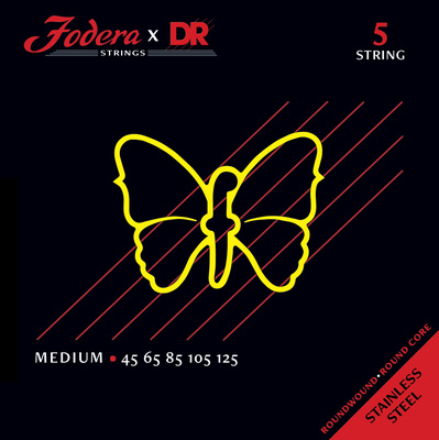 Fodera - x DR 5-String Set Medium SS