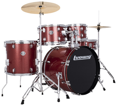 Ludwig - Accent Fuse 5pc Red