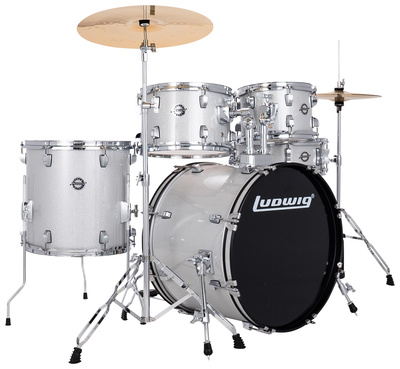 Ludwig - Accent Fuse 5pc Silver