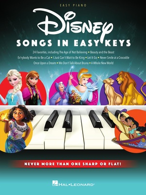 Hal Leonard - Disney Songs in Easy Keys