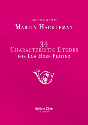 Editions Bim - 34 Characteristic Etudes Low
