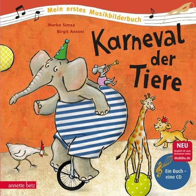 Annette Betz Verlag - Karneval Tiere Musikbilderbuch