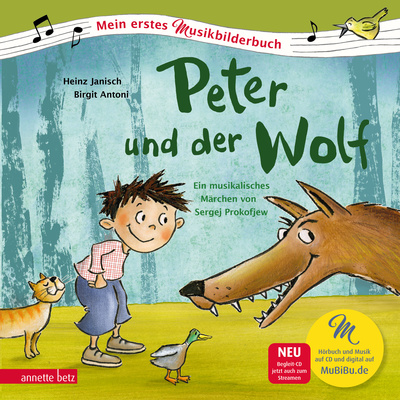 Annette Betz Verlag - Peter und Wolf Musikbilderbuch