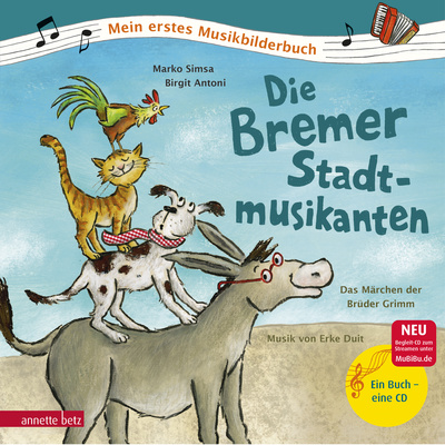 Annette Betz Verlag - Stadtmusikante Musikbilderbuch