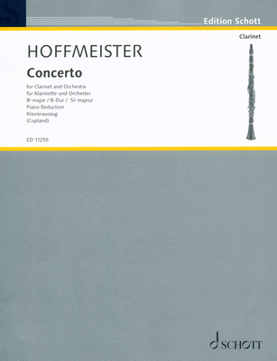 Schott - Hoffmeister Klarinettenkonzert