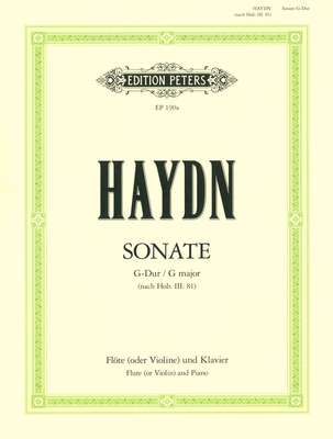Edition Peters - Haydn FlÃ¶tensonate G-Dur