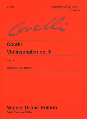 Wiener Urtext Edition - Corelli Violinsonaten 1