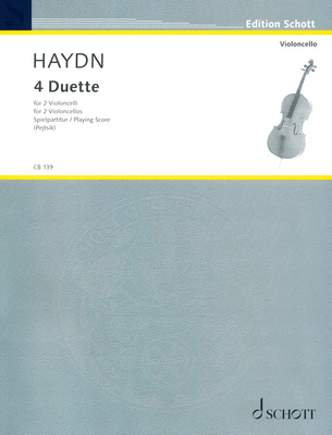 Schott - Haydn 4 Duette Violoncello