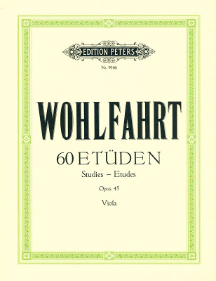 Edition Peters - Wohlfahrt 60 EtÃ¼den Viola