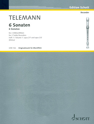 Schott - Telemann 6 Sonaten Flute 1