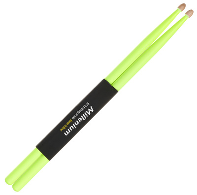 Millenium - H5B Hickory Sticks Neon Yellow