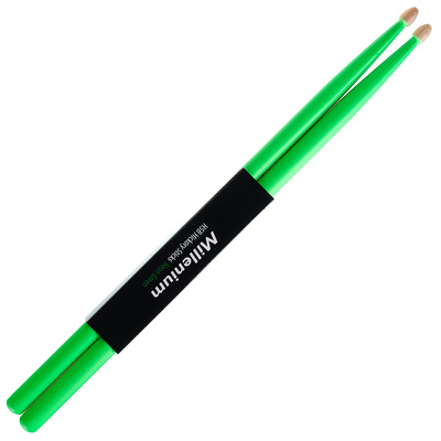 Millenium - H5B Hickory Sticks Neon Green