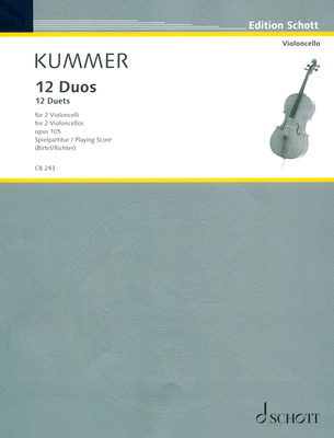 Schott - Kummer 12 Duos Cello