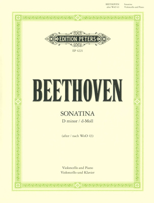 Edition Peters - Beethoven Sonatine d-mollCello