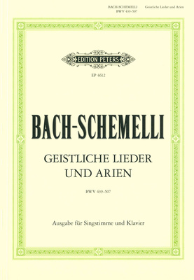 Edition Peters - Bach Geistliche Lieder + Arien