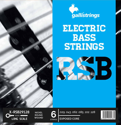 Galli Strings - X-RSB29128 Exposed Core 6 Str.