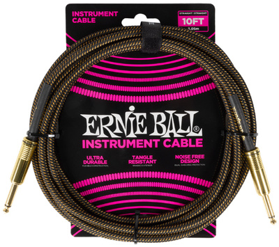 Ernie Ball - Instr.Cable Braided 10ft PD