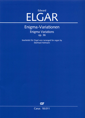 Carus Verlag - Elgar Enigma-Variationen Orgel