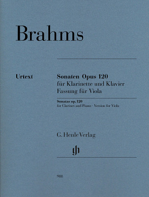 Henle Verlag - Brahms 2 Sonaten Viola
