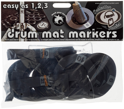 Protection Racket - Drum Mat Marker Pack Numbered