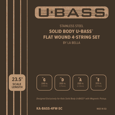 Kala - U-Bass 4-string Set Flatwound