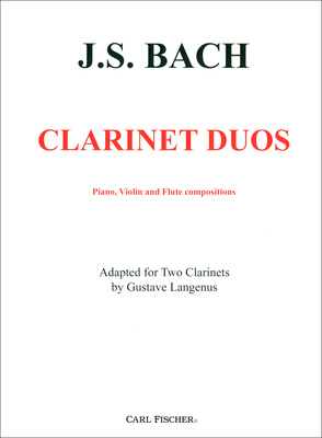 Carl Fischer - Bach Clarinet Duos