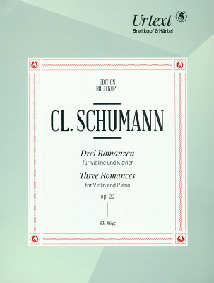 Breitkopf & HÃ¤rtel - Cl. Schumann Romanzen Violin