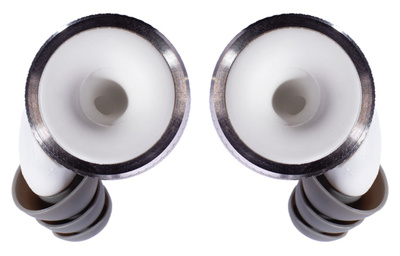 Limousine Earplugs - Knops Knurled White