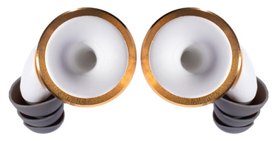 Limousine Earplugs - Knops Gold White