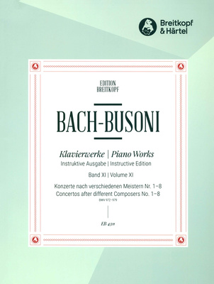 Breitkopf & HÃ¤rtel - Bach/Busoni Konzerte Meister