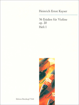 Breitkopf & HÃ¤rtel - Kayser EtÃ¼den op. 20 Violin