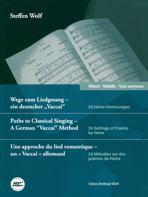 Breitkopf & HÃ¤rtel - Wege zum Liedgesang Mittel