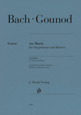 Henle Verlag - Bach/Gounod Ave Maria mittel