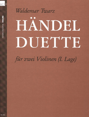 Heinrichshofen Verlag - HÃ¤ndel Duette Violin