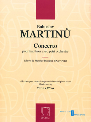 Editions Max Eschig - Martinu Oboenkonzert