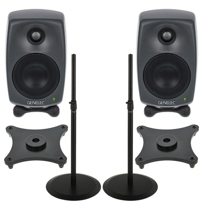 Genelec - 8020 DPM Stand Bundle BK